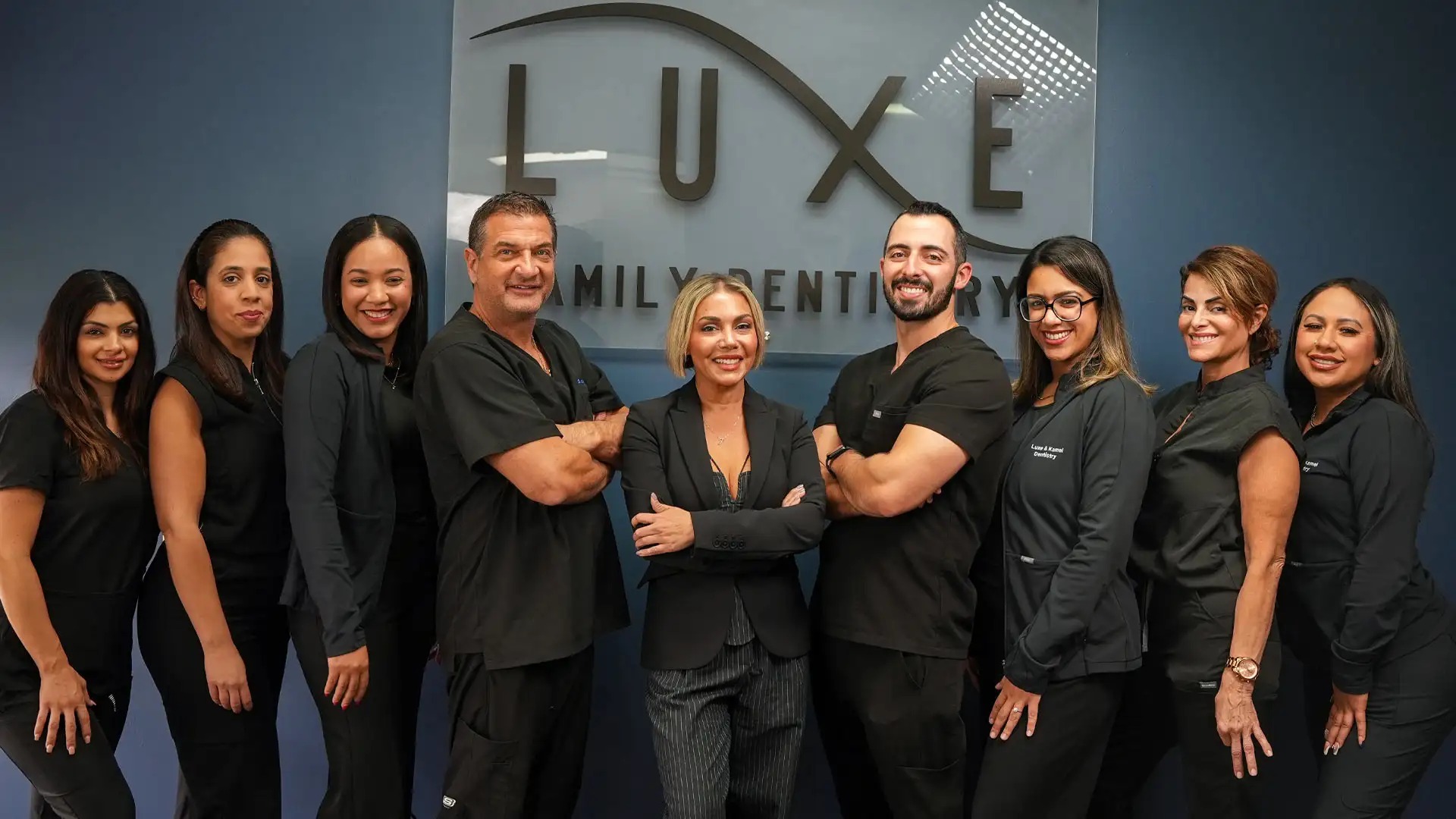 Luxe Family Dental front desk picture your dentist in lauderhill, FL